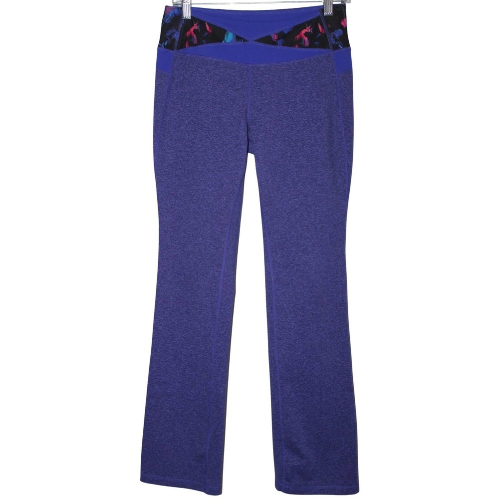 Women's Zella Purple Pink Black Athletic High Waist Leggings Yoga Pants Size M